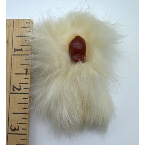 Alaska 3” Eskimo Baby Doll in White Fur Papoose - Picture 6 of 6